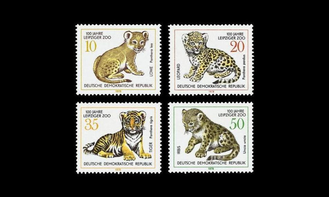DDR 2322-5 ** Leipzigin eläintieteellinen puisto (1978)