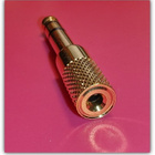 Kullattu adapteri 3.5mm Naaras - 6.5mm Uros #30756 - pikkukuva 2