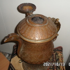 1800-LUVUN KASHMIRLAINEN KUPARINEN VEDENKEITIN/SAMOVAARI - pikkukuva 5