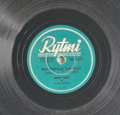Savikiekko 1950 - Henry Theel - Rytmi VR 6072