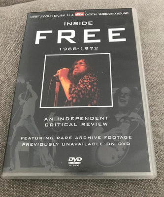 Inside Free 1968-1972 dvd (Paul Kossoff)