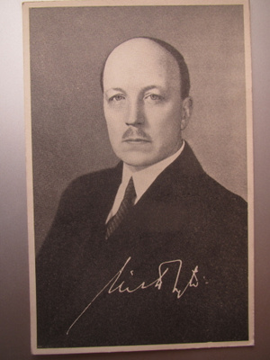 Risto Ryti. Postikortti