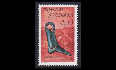 Andorra Fr 388 ** Kulttuuriperintö (1988)