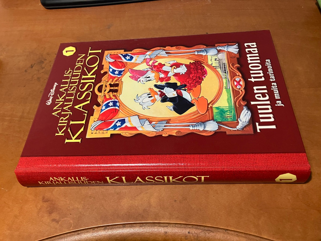 DISNEY ANKALLISKIRJALLISUUDEN KLASSIKOT 1 TUULEN TUOMAA HYVÄ