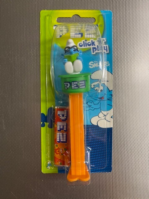 PEZ Brainy Smurfs click n play