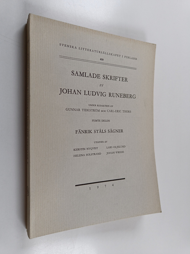 Samlade skrifter av Johan Ludvig Runeberg : Femte delen :...