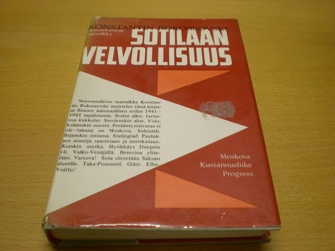 Konstantin Rokossovski: Sotilaan velvollisuus