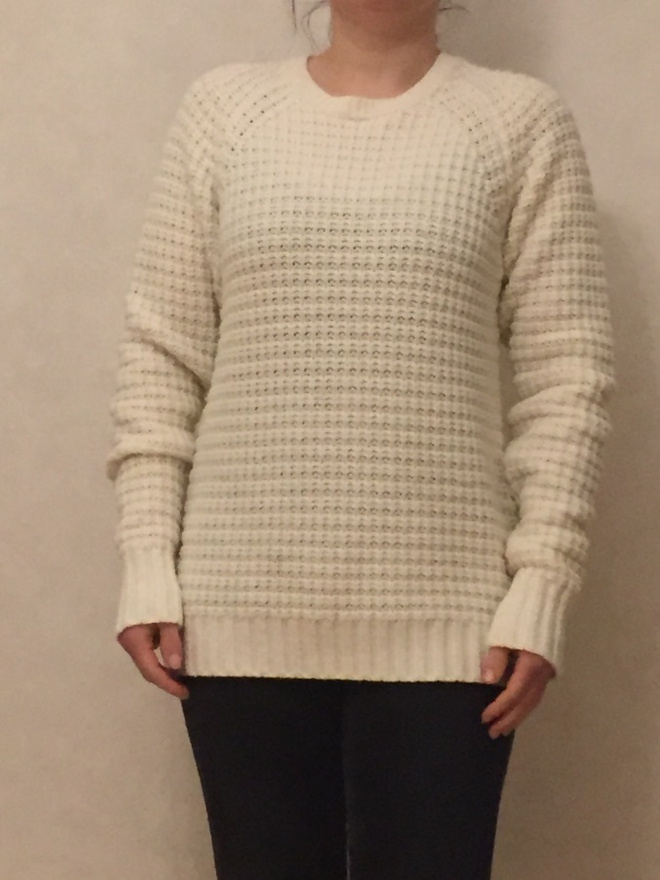 Crocker stockholm valkoinen neule S