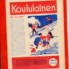 Koululainen n:o 6 1954-55 Väinö Peltomaa: Jännittävä kilpahi - pikkukuva 1