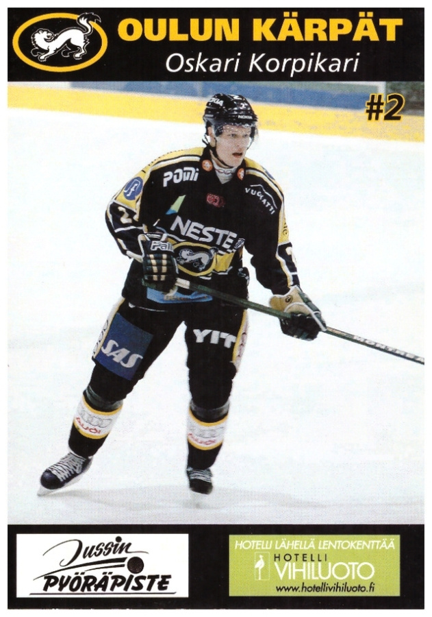Oulun Kärpät OSKARI KORPIKARI Postikortti