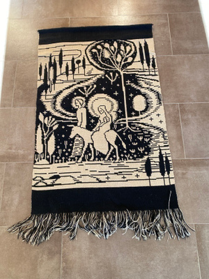 SEINÄVAATE koko 67 x 105 + 13 cm Vanha TÄKÄNÄ