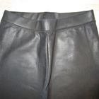 Lindex nahkaleggingsit 134/140cm ja H&M t-paidat - pikkukuva 1