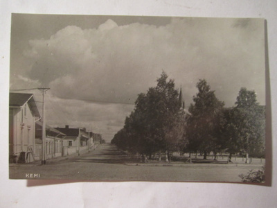 VANHA Postikortti Kemi Lappi 1950-l Alkup.Mallikappale