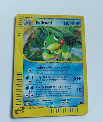 Politoed H23/H32 skyridge holo rare