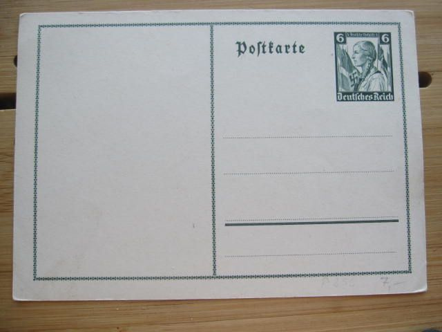 Deutsches Reich tyttö ehiökortti