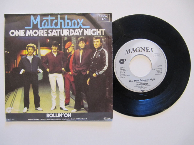 Matchbox One More Saturday Night  7" sinkku