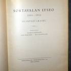 Kaarlo Saarialho : Sortavalan lyseo 1893-1944 Muistojulkaisu - pikkukuva 1