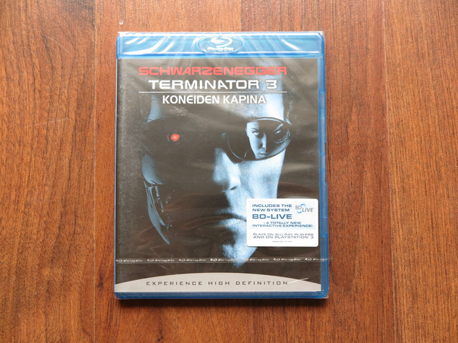 Terminator 3 Koneiden Kapina suomijulkaisu blu-ray