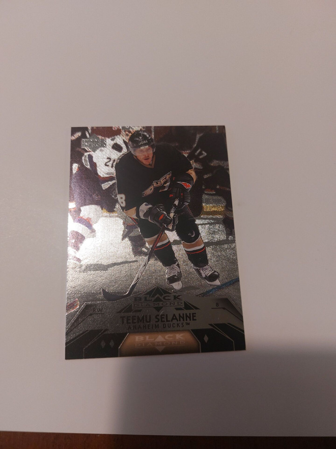 2007-08 Black Diamond #128 Teemu Selänne