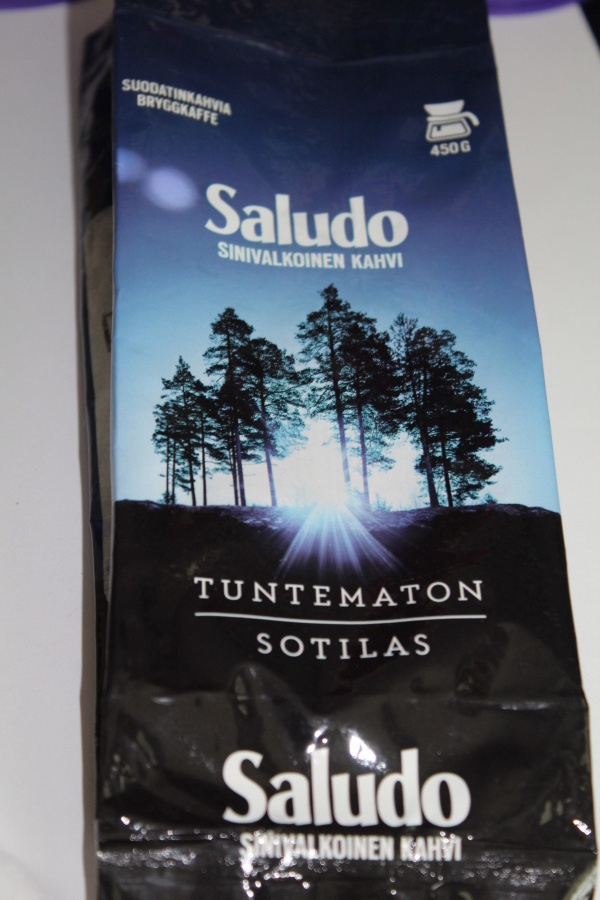 TUNTEMATON SOTILAS  SALUDO KAHVI PUSSI