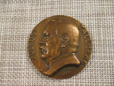 Julius Tallberg mitali   /Gerda Qvist 1957