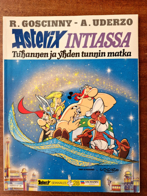 Asterix 28 Intiassa . Tuhannen ja yhden yön matka 1 Painos