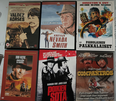 6 Lännenelokuvaa (paketti)