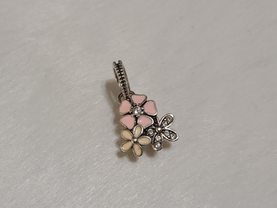 Hopea Pandora Poetic Blooms Flowers Pendant Charm