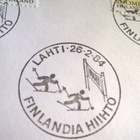 Kuori Finlandia hiihto Hämeenlinna-Lahti 1984 erikoisleima - pikkukuva 2