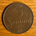 Latvia 5 Sentimi 1922 - pikkukuva 1