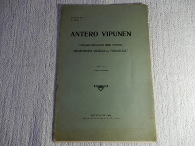 ANTERO VIPUNEN 3-4  1909