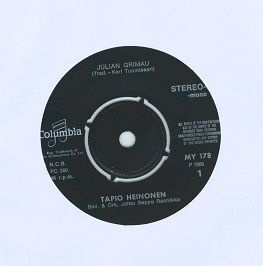 Tapio Heinonen 7" Julian Grimau 1969