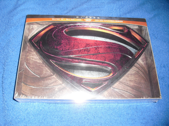 MAN OF STEEL (Henry Cavill) Steebox, BD+DVD, UUSI