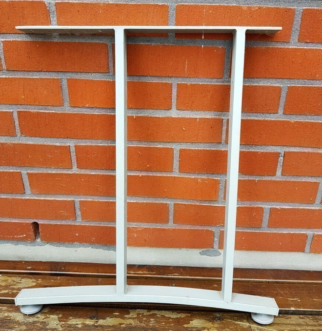 Lujat Metalliset  Työpöydän jalat  4 kpl