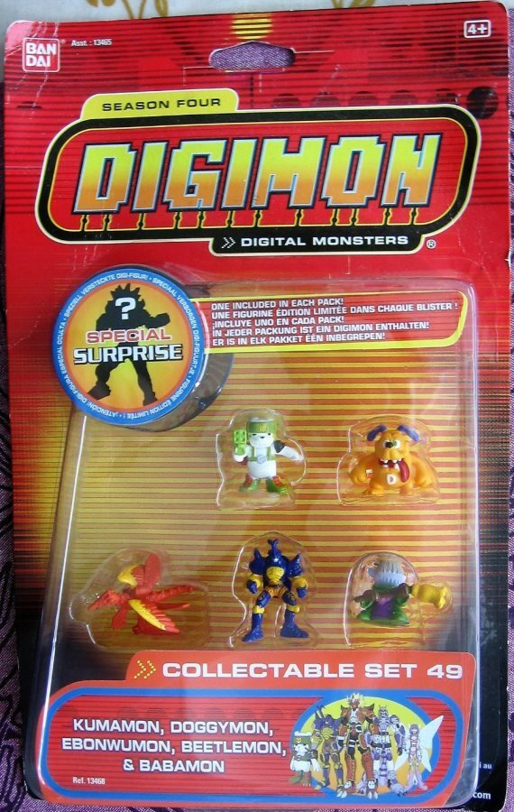Bandai Digimon Collectable Set #49 Figuuripaketti