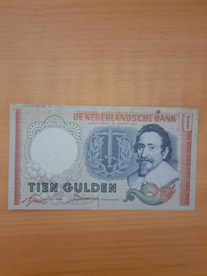 Hollanti 10 gulden 1953