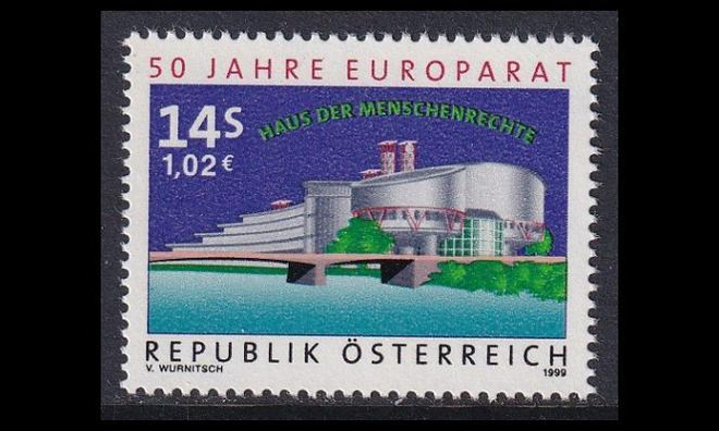 Itävalta 2280 ** Euroopan neuvosto 50v (1999)