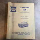STANDARD TEN VARAOSALUETTELO 1958 - pikkukuva 1