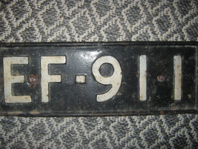 Rekisterikilpi EF-911