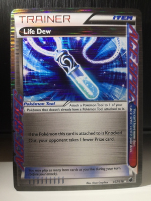 Pokemon kortti Life Dew Ace Spec