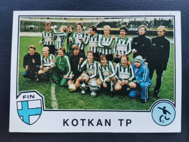 1982 Panini Eurofootball #184 Kotkan TP