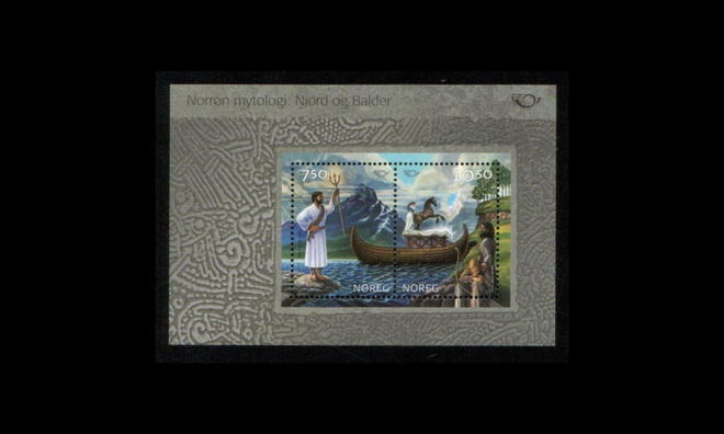 Norja 1500-1BL25 ** Njord ja Balder (2004)