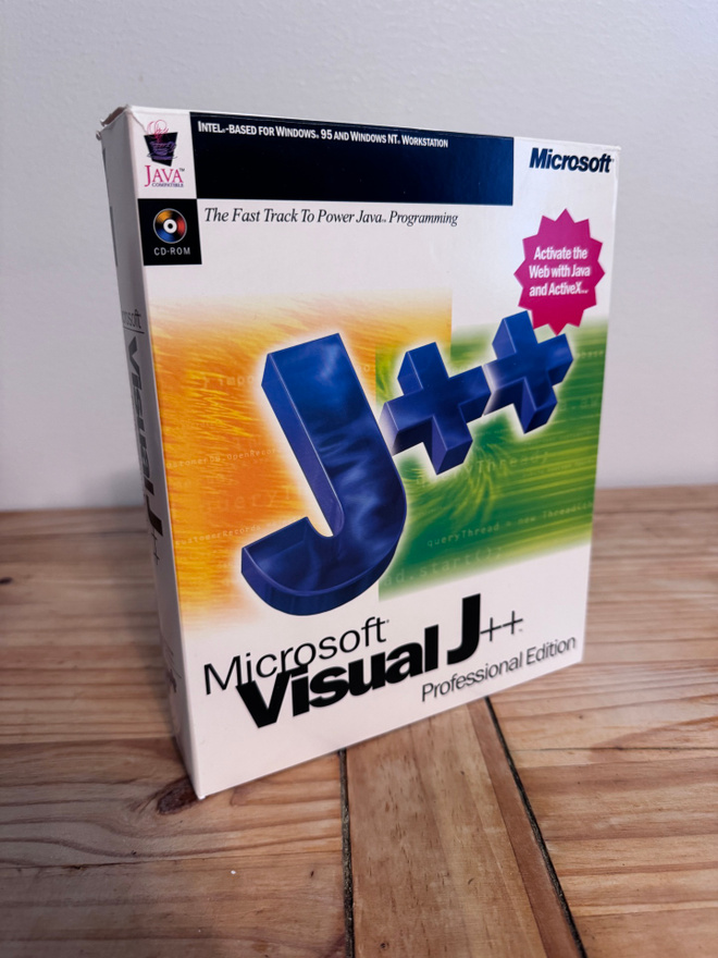 Microsoft Visual J++ Professional Edition Big Box