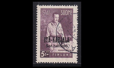 IK_21 o Itä-Karjala Mannerheim 5mk Aunus x.x.42 (1942)