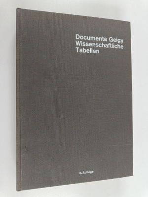 Documenta Geigy : Wissenschaftliche Tabellen