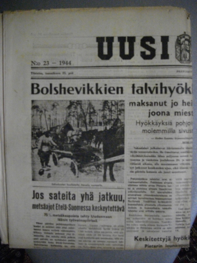 Uusi Suomi Nro 23/25.1.1944 (23.1)