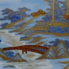 Seinälautanen Japani 1950 lukua halkaisija 31 cm. - pikkukuva 2