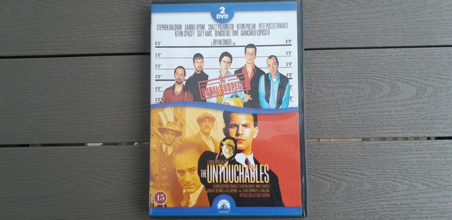 DVD: The Usual Suspects + The Untouchables 2xDVD (1995,1987)