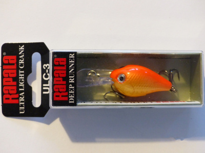 RAPALA Ultra Light Crank 3cm, 4g Väri: Gold Fluorescent Red