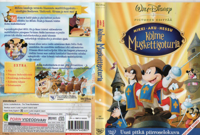 Mikki, Aku Ja Hessu:Kolme Muskettisoturia	(34 344)	k	-FI-	DV